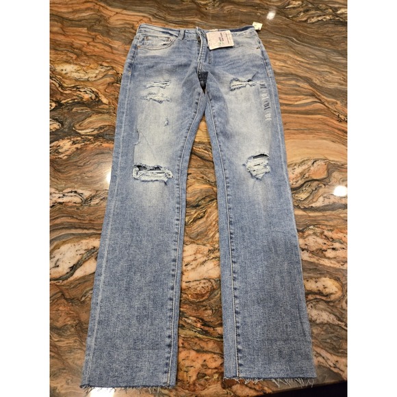 Aero jeans skinny taper 29x30  hemp denim nwt Distressed Raw Hem - Picture 4 of 11